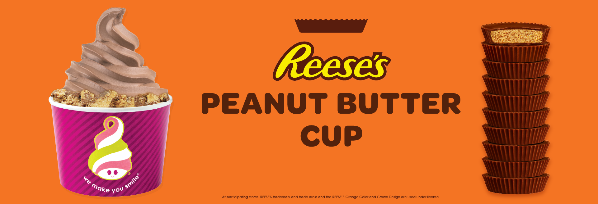 Limited-time only flavor: Reese’s Peanut Butter Cup.