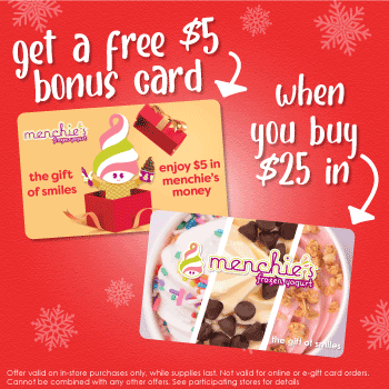 Get a FREE $5 Bonus Card!