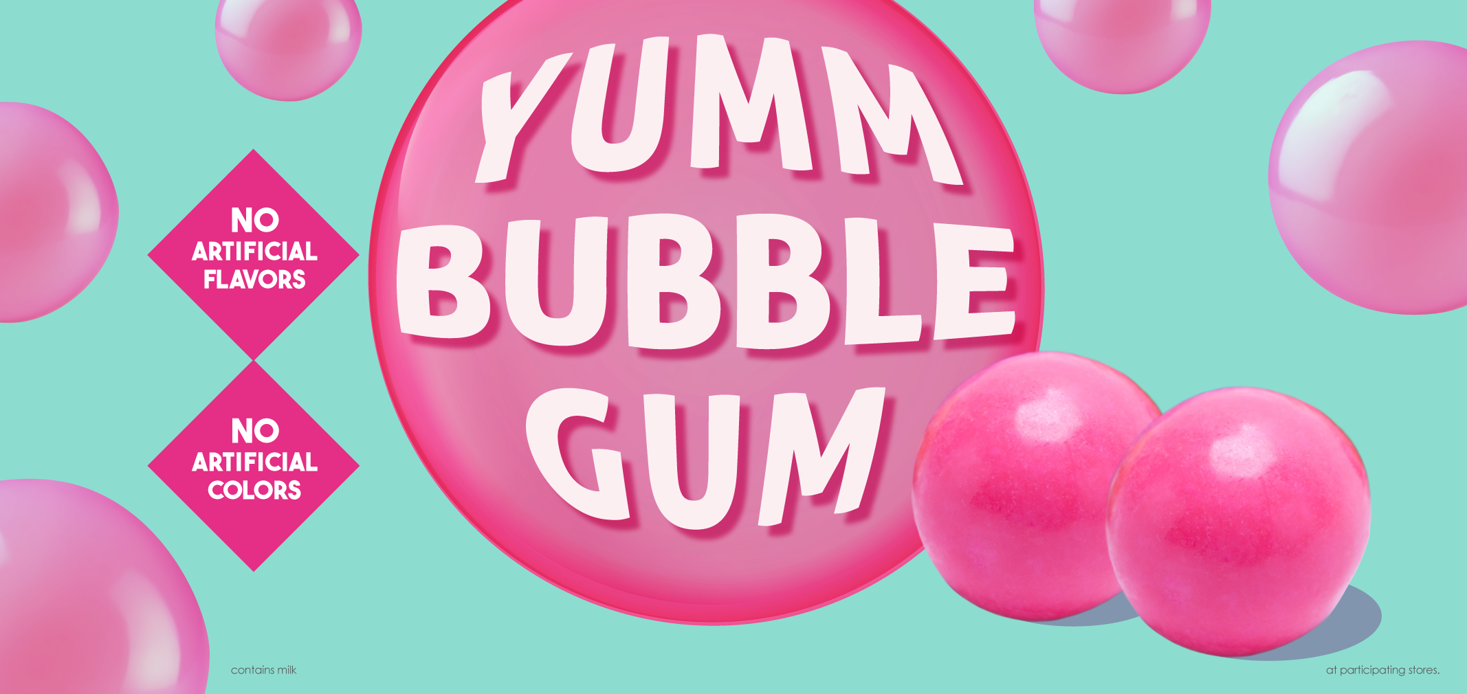 Yumm Bubble Gum label image